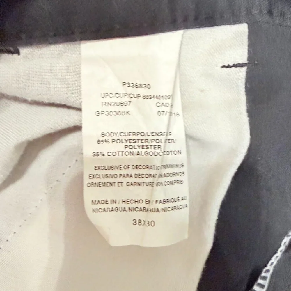 Dickies Mens Relaxed Fit Cargo Utility Pants Size 38x30 Black Workwear
